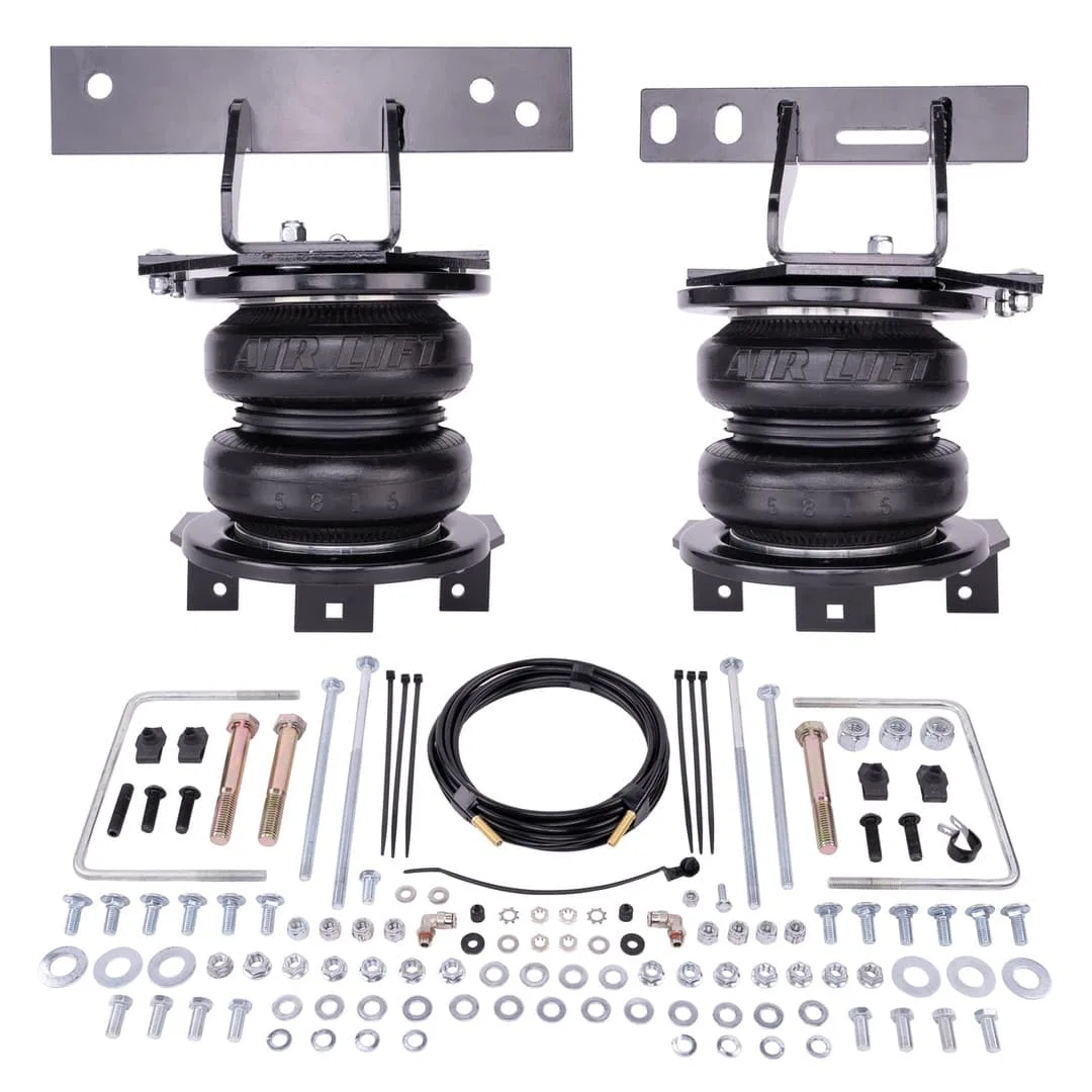 57579 – AIR LIFT Helper Spring Kit, Air Spring Frame Mount Up To 7500 Pounds Of Leveling Capacity Air Adjustable From...